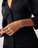 Classic Tennis & Snake Chain Bracelet Set | Sterling Silver - Image 6