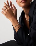 Classic Tennis & Snake Chain Bracelet Set | Sterling Silver - Image 2