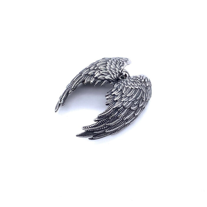 Retro Angel Wing Men necklace - Image 4