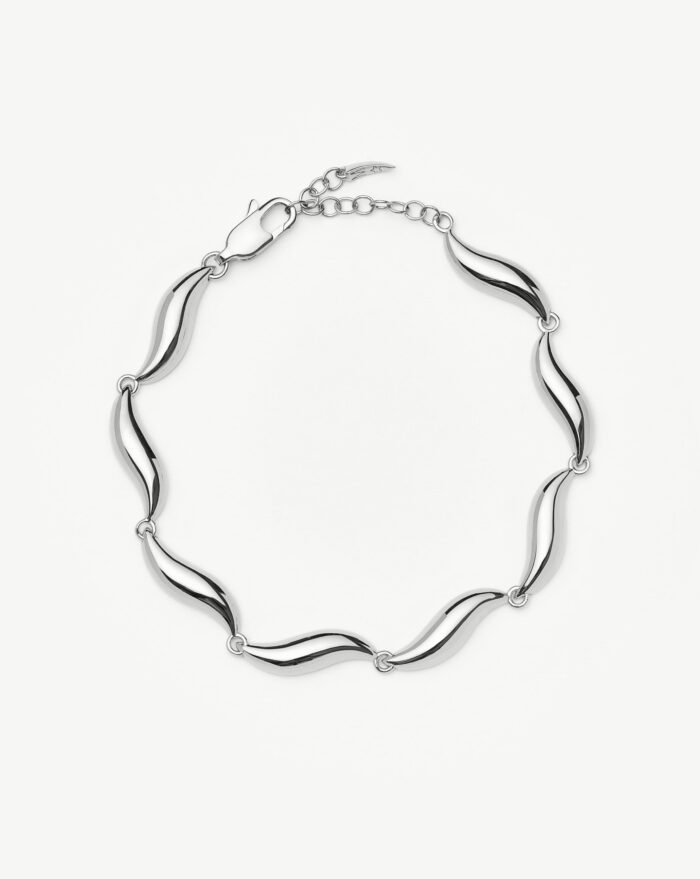 Savi Signature Link Chain Bracelet | Silver Plated - Image 1