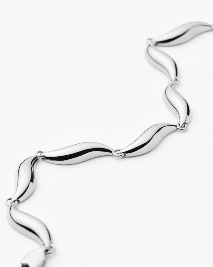Savi Signature Link Chain Bracelet | Silver Plated - Image 4