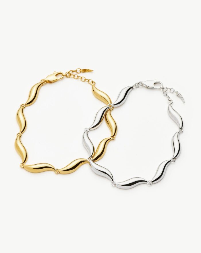Savi Signature Link Chain Bracelet | Silver Plated - Image 5