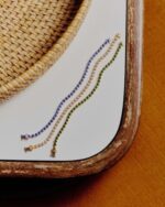 Tennis Round Bracelet | Sterling Silver/Sapphire Blue Nano-crystal - Image 6